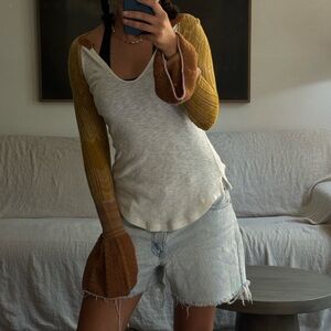 We the Free - Bell Sleeve Cotton Shirt